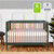 Dream On Me Clover 4 In 1 Modern Island Crib With Rounded Spindles I Convertible Crib I Mid- Century Meets Modern I Coordinates With The Clover Changing Table In Olive Finish