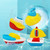 Antic Duck Baby Bath Toys For 1 2 3 Years Old, 4pcs Floating Boats Bathtub Toys For Kids Boys Girls Christmas Gift