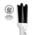 Revlon Crystal C Triple Barrel Jumbo Hair Waver Iron | For Bouncy Waves, White