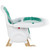 Dream On Me Lulu 2-in-1 Highchair, Convertible, Compact High Chair, Light Weight, Portable, Atlantis Green