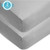 American Baby Company Classic Gray Cotton And Jersey Fitted Sheets Crib Bed (count 2)