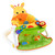 Fisher-price Sit-me-up Floor Seat With 2 Linkable Toys, Giraffe