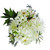 Touch Of White Mix Bqt - Fresh Cut Flowers - 8 Pack - By Bloomingmore