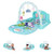 Jonster 3-in-1 Baby Play Mat & Activity Gym For Infant,kick And Play Piano Play Gym ,musical Activity Fitness Gym, Newborn+ ,blue