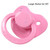 Cutieplusu Adult Sized Pacifier Dummy For Adult Babies Large Shield 3 Pack - Pink, Blue, Black
