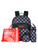Disney Mickey Mouse 5-piece Checker Print Diaper Backpack Set - Black, One Size