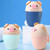 Infant Cup Bathing Flusher Bathroom Accessory Cute Cartoon Shape Green