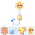 Hemoton Baby Bath Toy Sprinkler Shower Head Water Spray Bathtub Toy Sunflower Water Toy