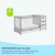 Graco Remi 4-in-1 Convertible Baby Crib & Changer With Drawer White/gray