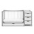 Graco Remi 4-in-1 Convertible Baby Crib & Changer With Drawer White/gray
