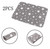 2 Pieces Baby Waterproof Changing Mat For Babies And Toddlers Changing Mat Washable Portable Foldable Newborn Changing Mat On The Go 50x70 Cm