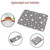 2 Pieces Baby Waterproof Changing Mat For Babies And Toddlers Changing Mat Washable Portable Foldable Newborn Changing Mat On The Go 50x70 Cm