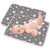 2 Pieces Baby Waterproof Changing Mat For Babies And Toddlers Changing Mat Washable Portable Foldable Newborn Changing Mat On The Go 50x70 Cm