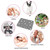 2 Pieces Baby Waterproof Changing Mat For Babies And Toddlers Changing Mat Washable Portable Foldable Newborn Changing Mat On The Go 50x70 Cm