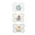 Mam Day & Night Pacifier, 0-6 Months, Unisex, 3 Pack