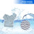 Langsprit 5 Pack Long Sleeve Bibs For Babies, Recycled Polyester Washable Waterproof Adjustable Fit Bibs For Boy & Girl