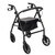 [ship From Us]rolling Walker 8",walker For Seniors With Wide Seat, Rolling Walker With Backrest And Adjustable Handle,8 Inch Wheels,support Up To 286.6lbs,black