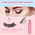Mgtel Magnetic Eyelashes, 5 Pairs Eyelashes With Eyeliner Kit, 2 Tube Eyeliners With Magnetic Eyelashes, Natural Look False Eyelashes, Strong Hold And Easy To Apply