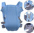 Baby Convertible Carrier, All Carry Position Newborn To Toddlers Ergonomic Carrier Wrap With Soft Breathable Air Mesh And Adjustable Buckles (blue)