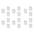 18x Microfiber Makeup Remover Gloves Face Cleansing Cloth Washing Tool