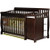 Dream On Me Brody 5-in-1 Convertible Crib With Changer, Espresso