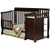 Dream On Me Brody 5-in-1 Convertible Crib With Changer, Espresso