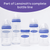 Lansinoh Breastmilk Storage Bottles, 5 Oz, 4 Ct