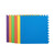 Flooringinc Rainbow Colored Foam Tile Playmats 2ft X 2ft Children's Portable Soft Flooring, 6 Tile Pack