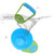 Walbest 2pcs/set Manual Baby Food Fruit Masher Bowl Grinder With Grinding Rod Baby Feeding Tools