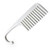 2 Large Wet Comb Detangling Hair Shower Salon Brush Wide Tooth Conditioning Hang