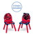 Marvel Spider-man Table And Chair Set With Storage (2 Chairs Included) By Delta Children - Greenguard Gold Certified - Ideal For Arts & Crafts, Snack Time, Homeschooling, Homework & More