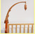 Chaoma Wood Grain Plastic Baby Crib Mobile Hanging Bed Bell Toy Holder Infant Toys Arm Bracket Baby Toys Music Box Bracket