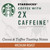 Starbucks Medium Roast Coffee With 2x Caffeine, K-cup Coffee Pods, 100% Arabica, 12 Ct​