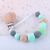 Rinhoo Trade Baby Pacifier Chain Silicone Baby Nipple Chain Portable Pacifier Holder Teething Accessory, Green