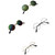 Martokay Multi Styles Newborn Baby Lightweight Glasses Infant Flat Classic Glasses Props Black