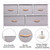 Cerbior Wide Drawer Dresser Storage Organizer 5-drawer Closet Shelves, Sturdy Steel Frame Wood Top With Easy Pull Fabric Bins For Clothing, Blankets - Light Grey