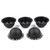5pcs Reusable Refill Coffee Capsule 230ml For Nespresso Vertuo Delonghi Machine, Black