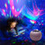 Night Light For Kids Baby Star Projector Night Light Lamp 360 Degree Rotating 2 In 1 Ocean Starry Night Light Projector - Pink