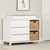 South Shore Cotton Candy Changing Table In Pure White Finish