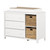 South Shore Cotton Candy Changing Table In Pure White Finish