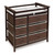 Badger Basket Modern Baby Changing Table With Six Baskets, Espresso, Includes Pad