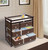 Badger Basket Modern Baby Changing Table With Six Baskets, Espresso, Includes Pad