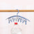 Valseel Hanger With Clip 8 Clip Student Dormitory Windproof Plastic Thickened Underwear Drying Socks Clip Hanger Home Hanger