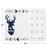 Sweet Jojo Designs Woodland Deer Boy Milestone Blanket Monthly Newborn First Year Growth Mat Baby Shower Memory Keepsake Gift Picture - Navy Blue, Mint And Grey Woodsy Forest Arrow Be Brave