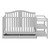 Graco Solano 5-in-1 Convertible Baby Crib & Changer Pebble Gray