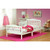 Solid Wood White Toddler Bed
