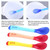 1pcs Baby Spoon Temperature Sensing Spoon Silicone Color Changing Toddler Feeding