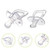 Baby Pacifiers 0-6 Month - Orthodontic, Curves Comfortably For Breastfeeding Babies, 100% Silicone - Bpa Free