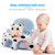 Baby Sofa Support Chair, Soft Plush Cartoon Animals Baby Sitting Chair Learning To Sit Seats, Without Filled Cotton