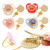 Aohao Crown Gold Pacifiers,with Clip For Breastfed Babies, Baby Girl And Boy (pink)